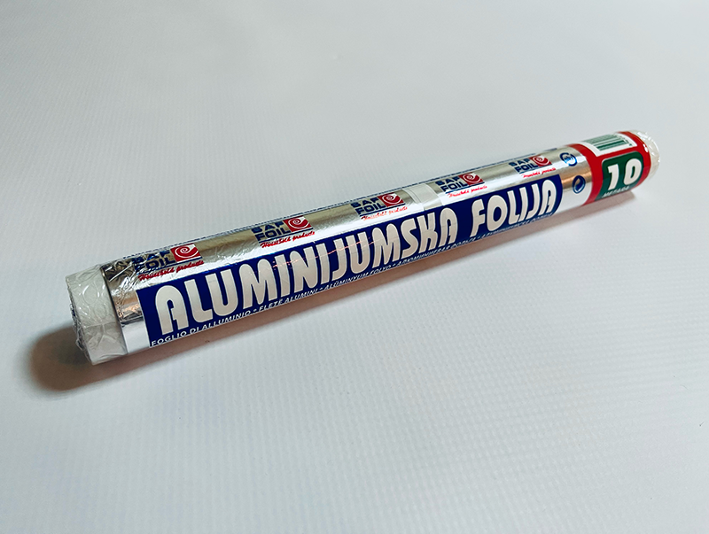 Aluminijumska folija 10m celofan