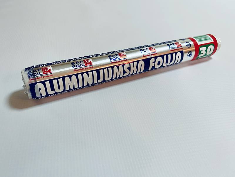 Aluminijumska folija 30m celofan