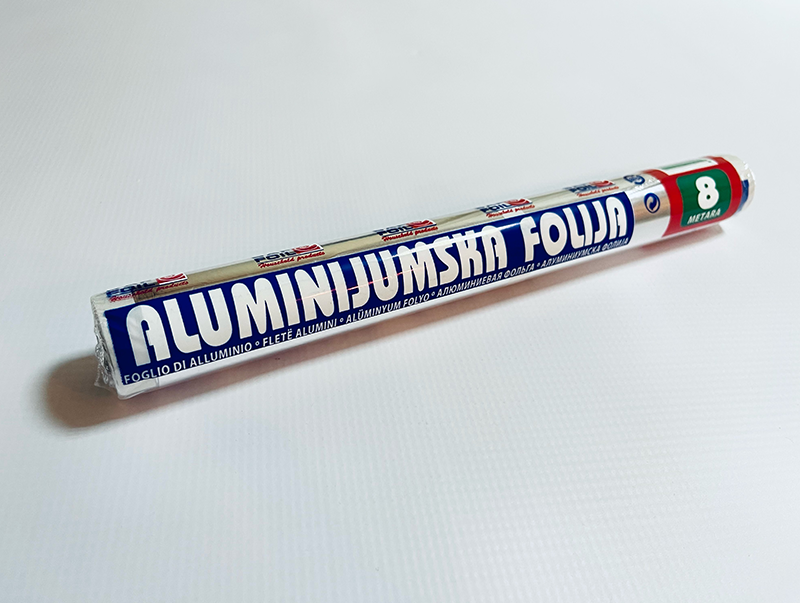 Aluminijumska folija 8m celofan